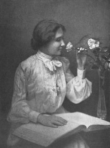 Image of Helen Keller.