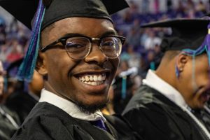 Florida SouthWestern State College student at Commencement ceremony
