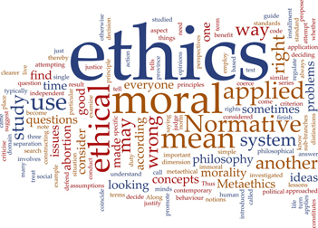 Ethics word map
